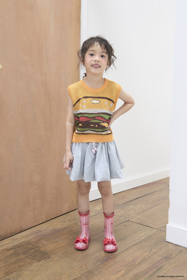 Pingo Burger Holic Knit Top - LW22122 - image