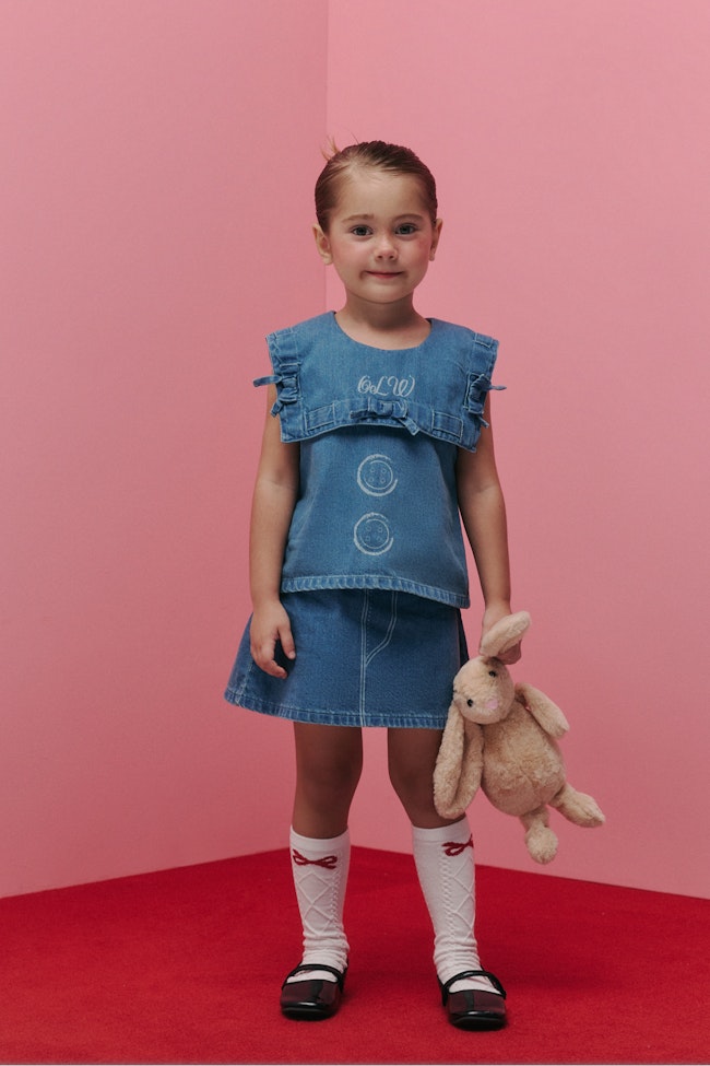 Miniature Muse Denim Top - LW22155 - image