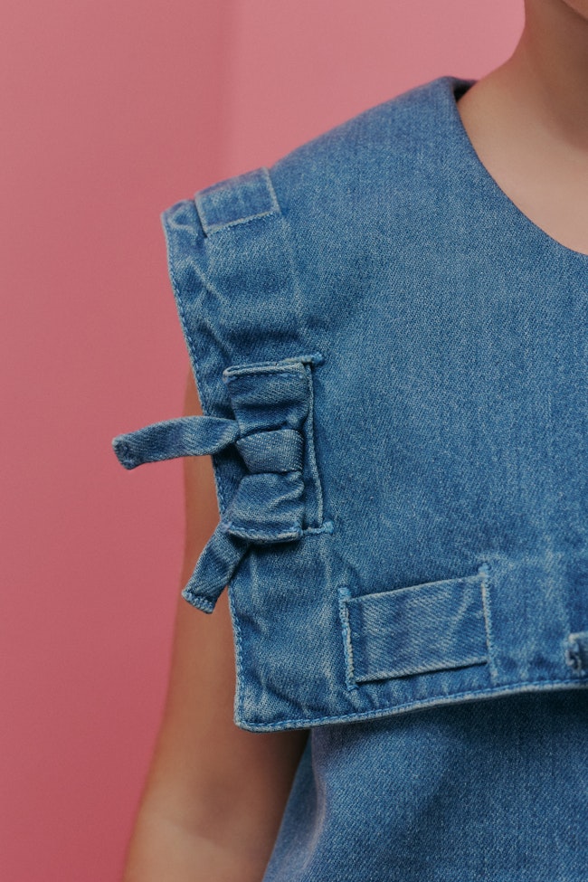 Miniature Muse Denim Top - LW22155 - image