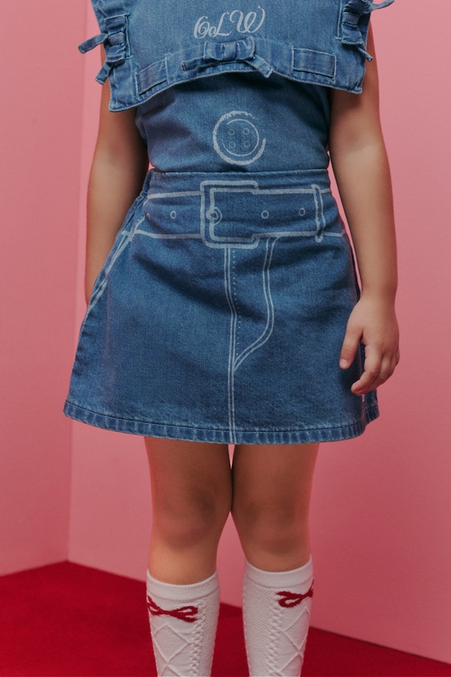 Mama Made Denim Skirt - LW22157 - image