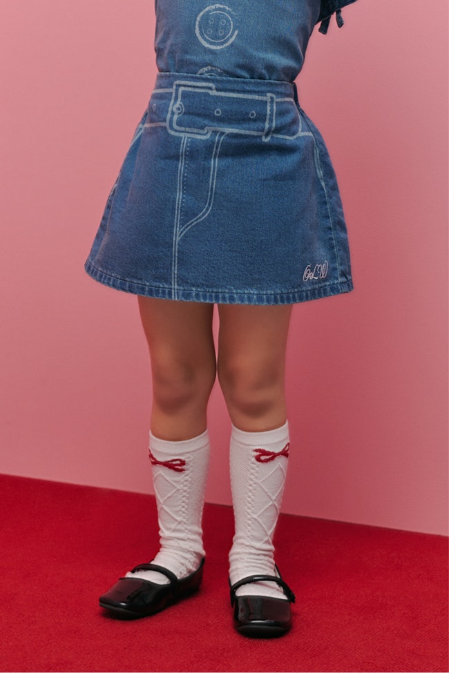 Mama Made Denim Skirt - LW22157 - image