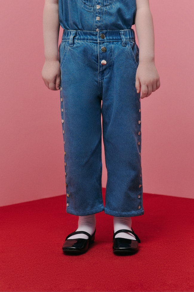 Miniature Muse Denim Trousers - LW22153 - image