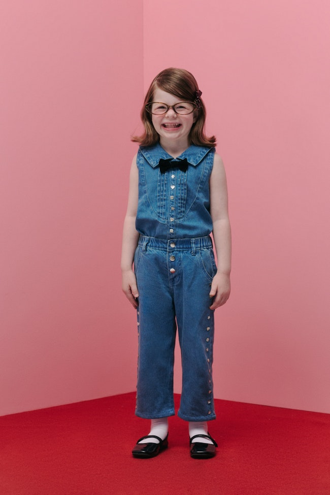 Miniature Muse Denim Trousers - LW22153 - image