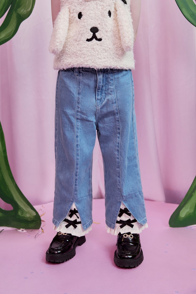 Indigo Hour Denim Trousers - LW22210 - image