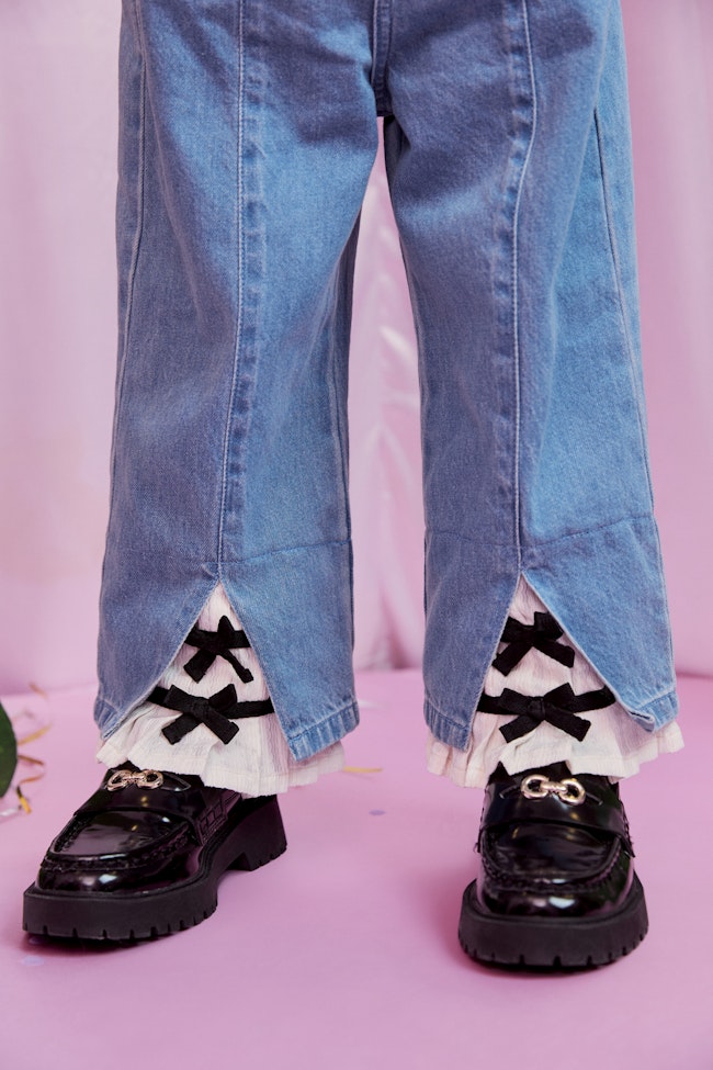 Indigo Hour Denim Trousers - LW22210 - image