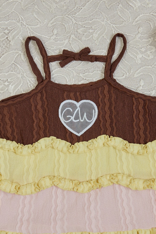 Macaron Mood Halter Neck Top - LW22246 - image