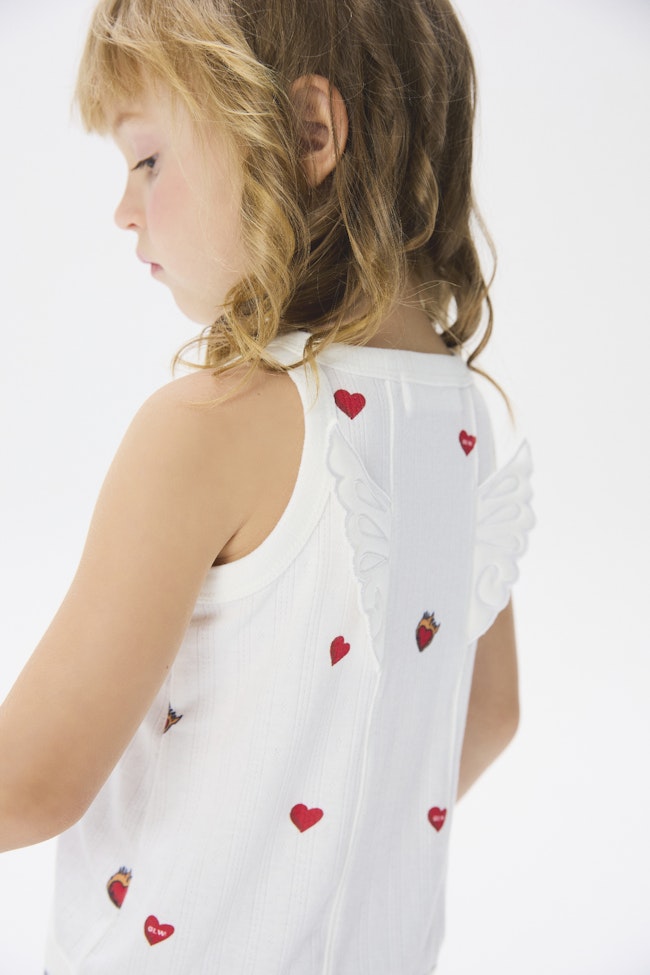 Zion Feather Sleeveless Top - LW22258 - image