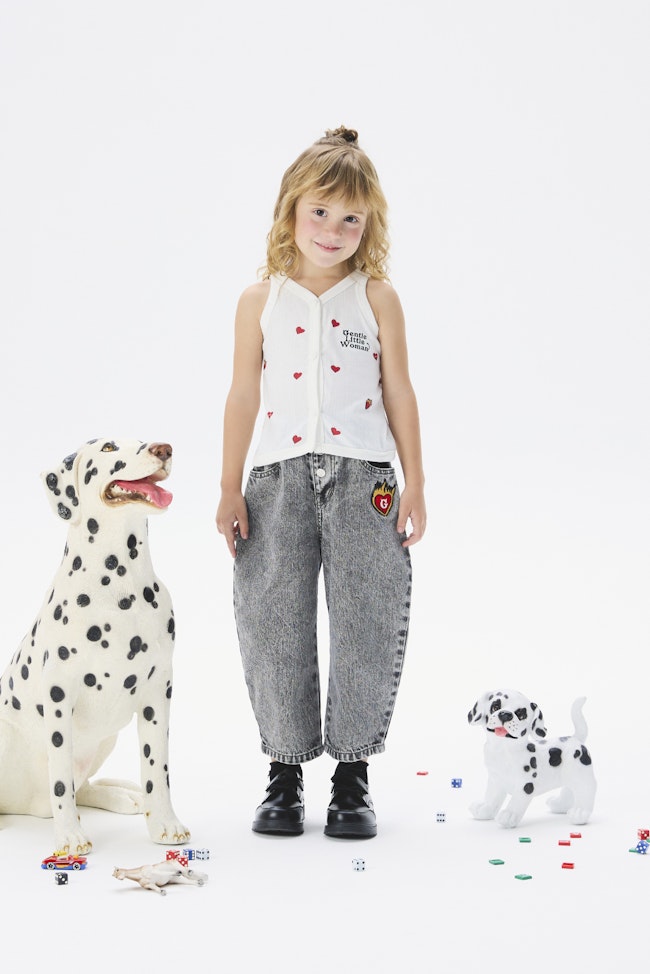 Celestial Abyss Denim Trousers - LW22223 - image