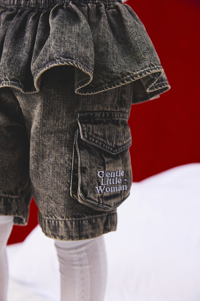 Divine Rebellion Denim Shorts - LW22222 - image