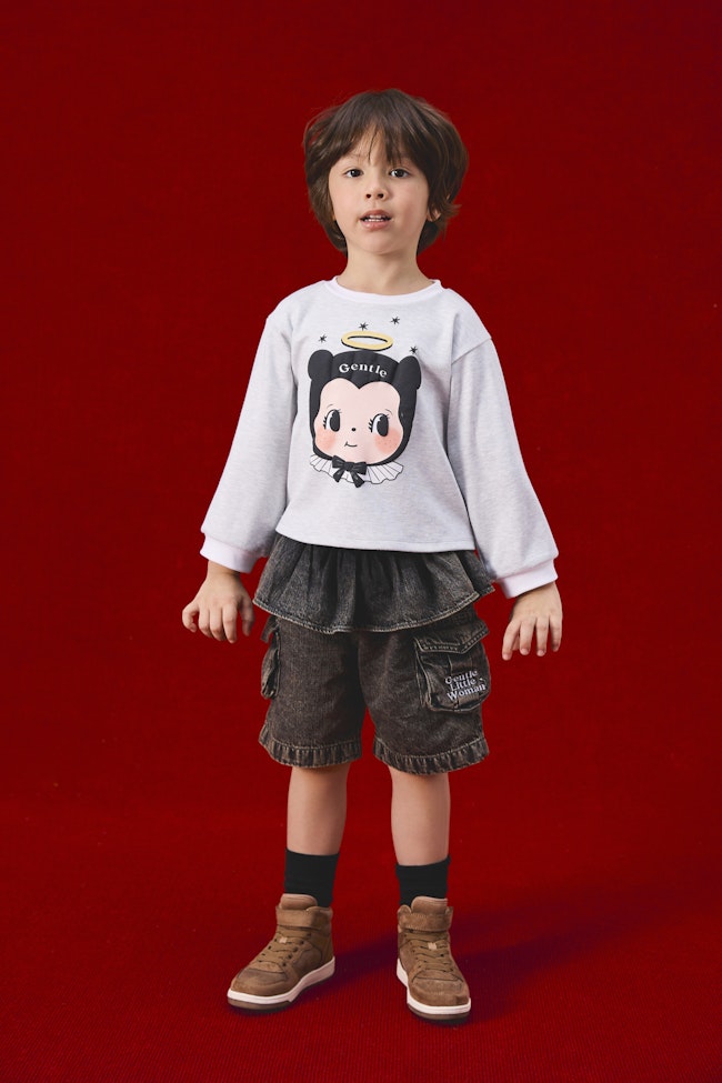 Divine Rebellion Denim Shorts - LW22222 - image