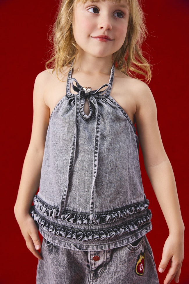 Celestial Abyss Denim Top - LW22224 - image
