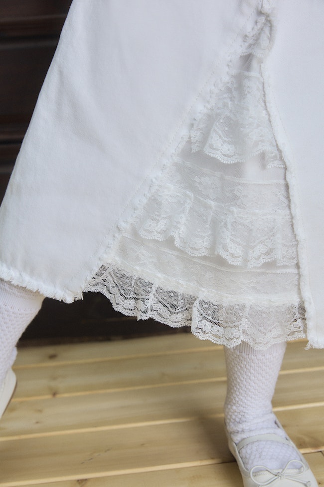 Maison Blanche Denim Maxi Skirt - LW22197 - image