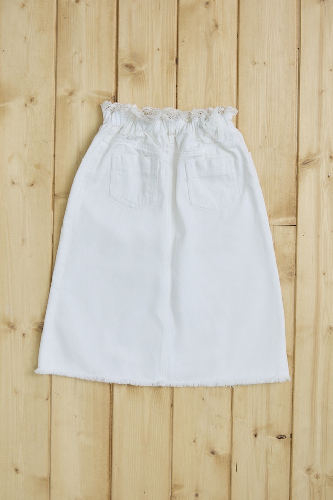 Maison Blanche Denim Maxi Skirt - LW22197 - image