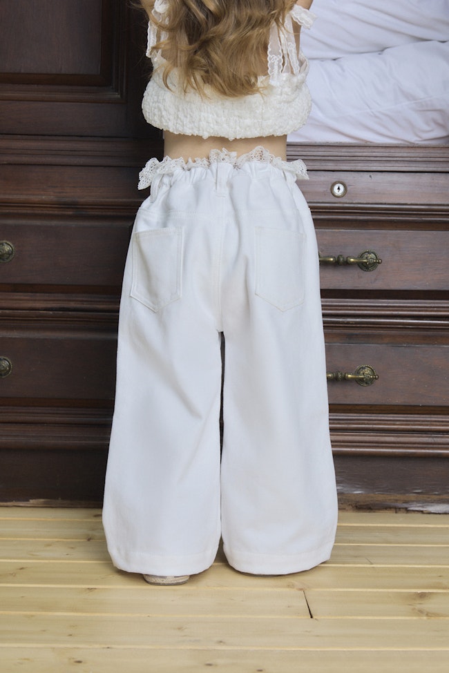 Maison Blanche Denim Trousers - LW22257 - image
