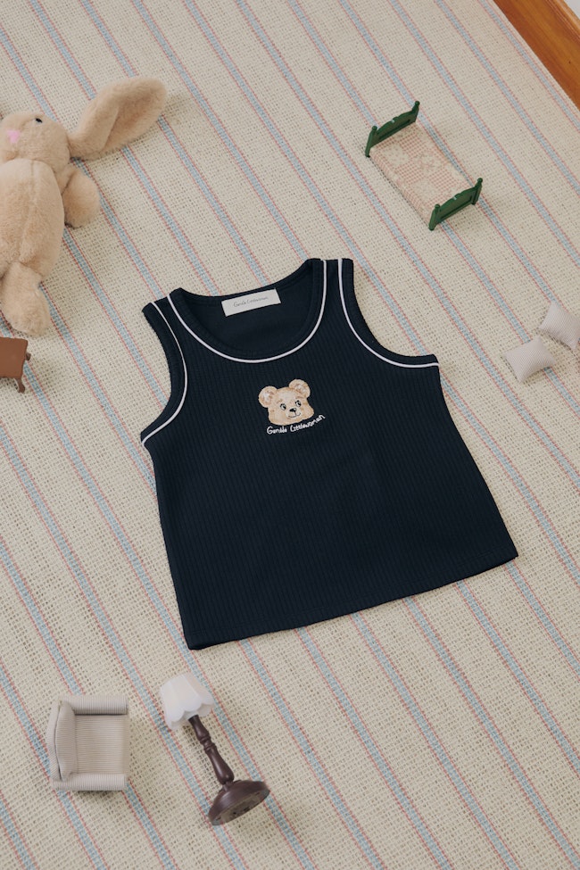 Glowdy Sleeveless Tank Top : Black - LW22396 - image