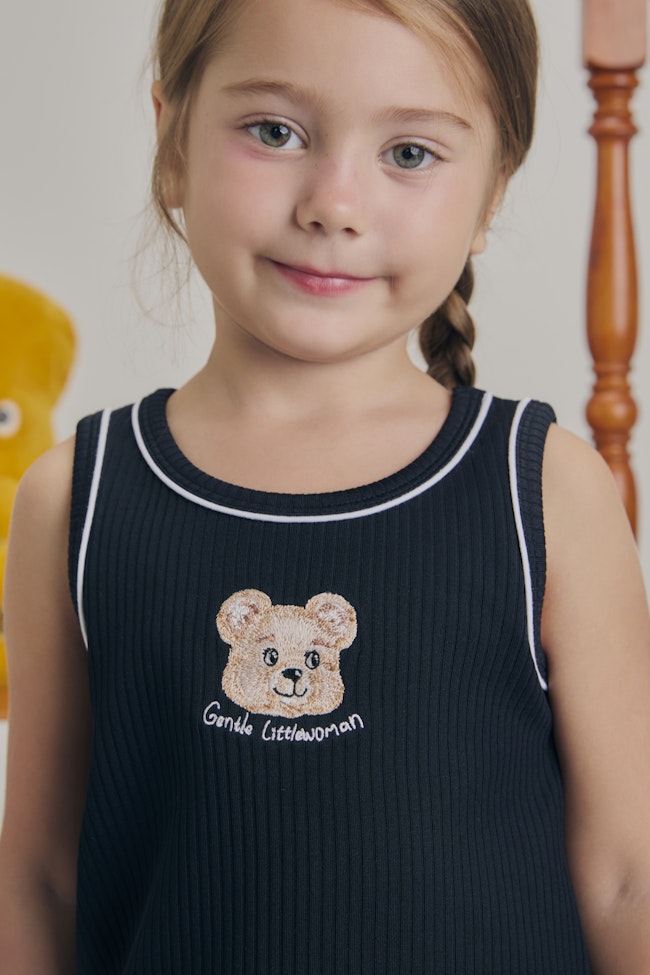 Glowdy Sleeveless Tank Top : Black - LW22396 - image