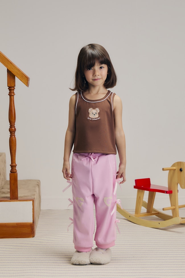 Glowdy Sleeveless Tank Top : Brown - LW22397 - image