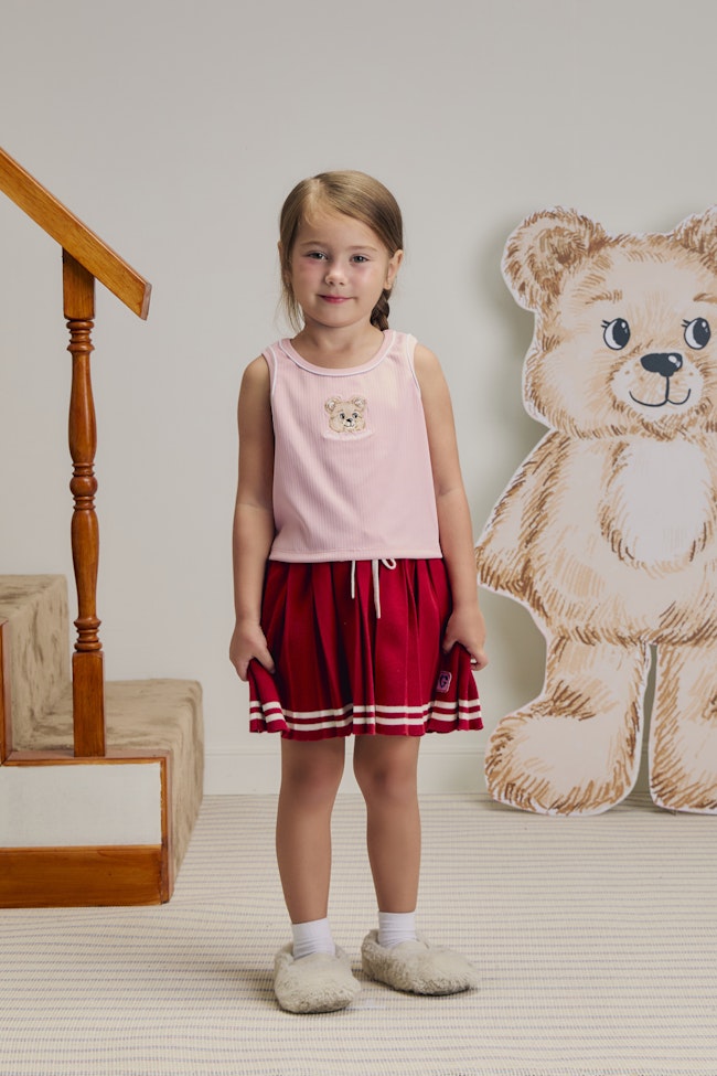 Glowdy Sleeveless Tank Top : Pink - LW22398 - image