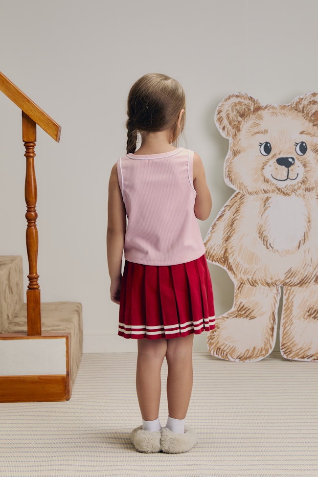 Glowdy Sleeveless Tank Top : Pink - LW22398 - image