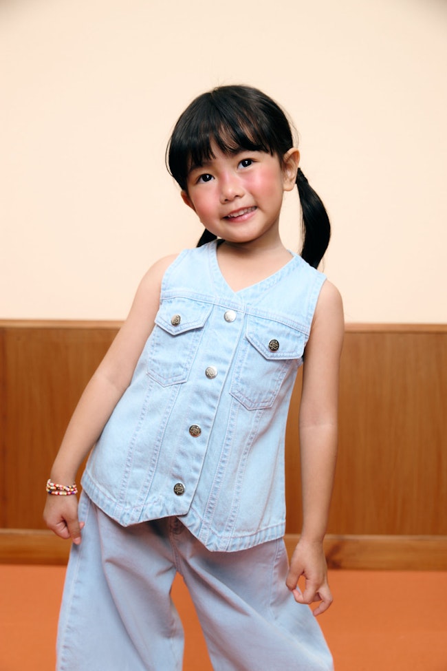 Maison Prep Denim Top - LW22315 - image