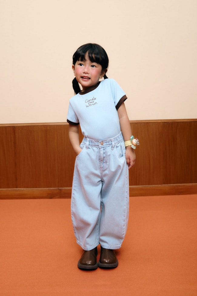 Maison Prep Denim Trousers - LW22317 - image