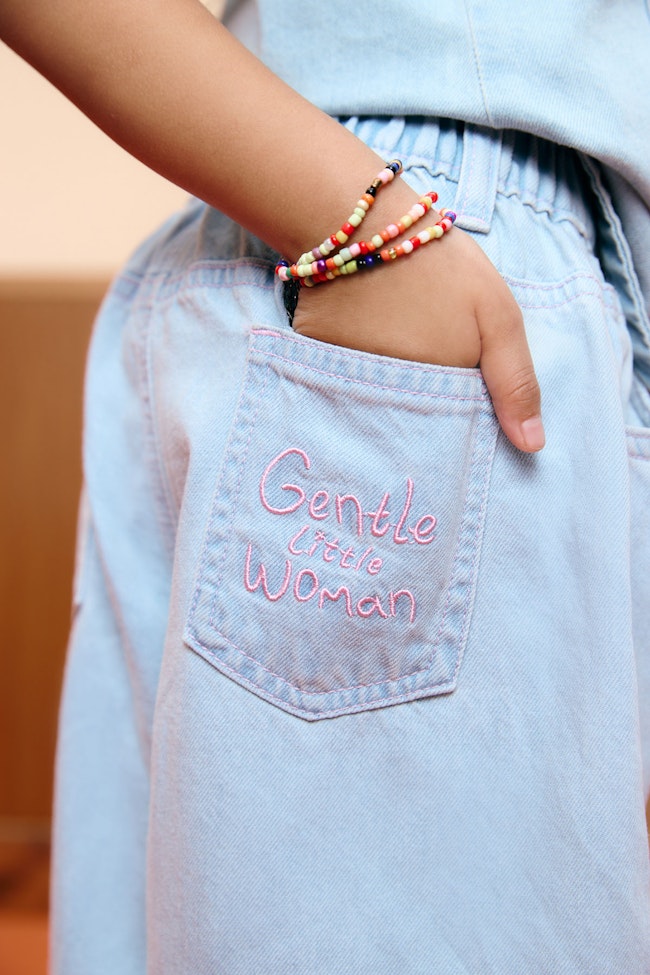 Maison Prep Denim Trousers - LW22317 - image