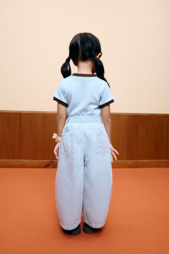 Maison Prep Denim Trousers - LW22317 - image