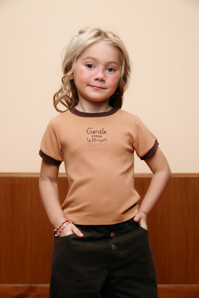 Caramel Ivy Baby Tee - LW22338 - image