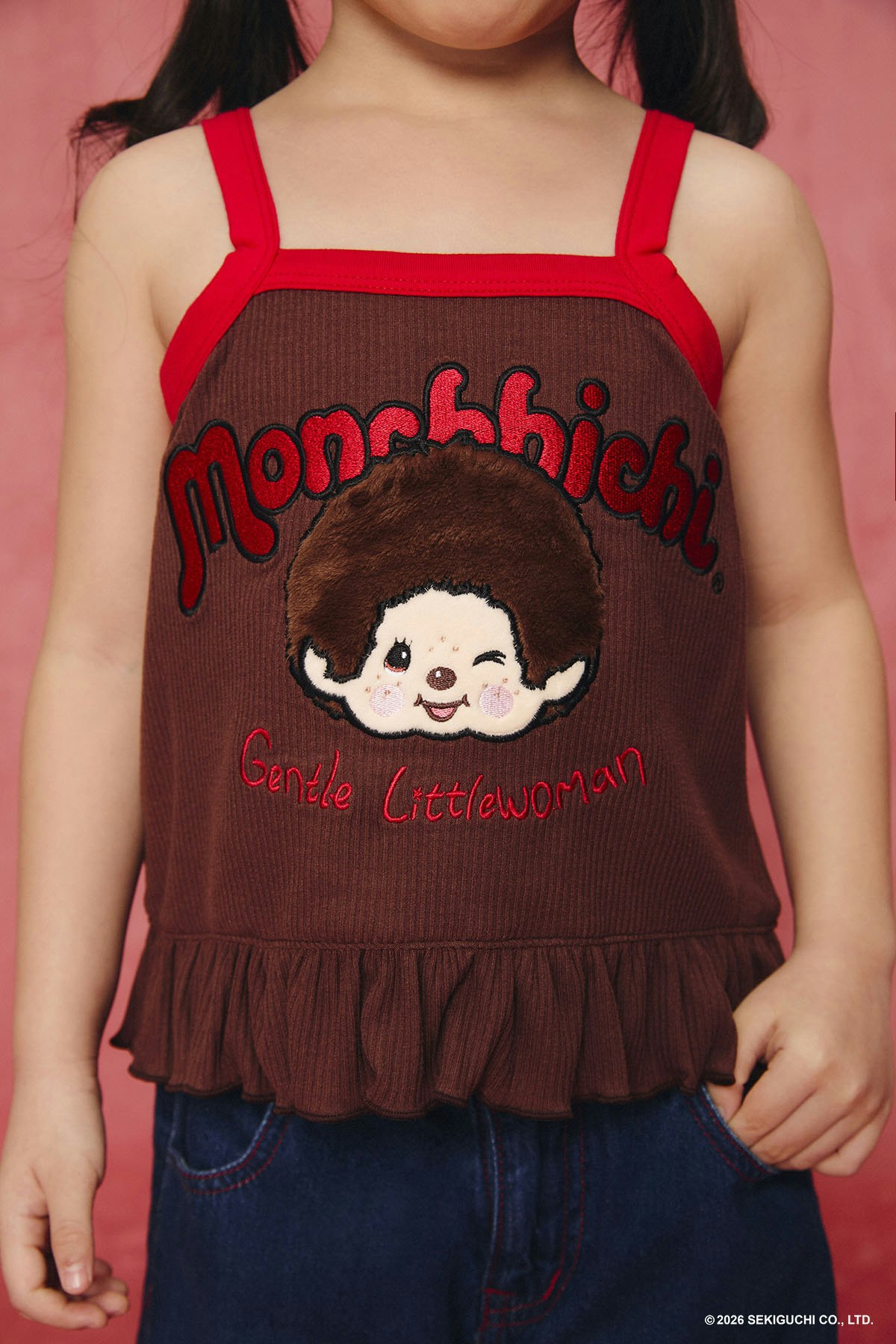 Monchhichi Ruffle Hem Tank Top - LW22424 - image
