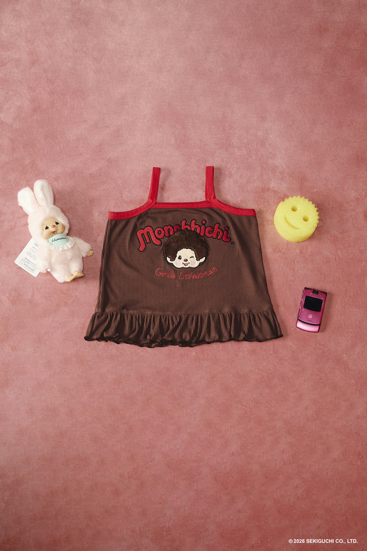 Monchhichi Ruffle Hem Tank Top - LW22424 - image