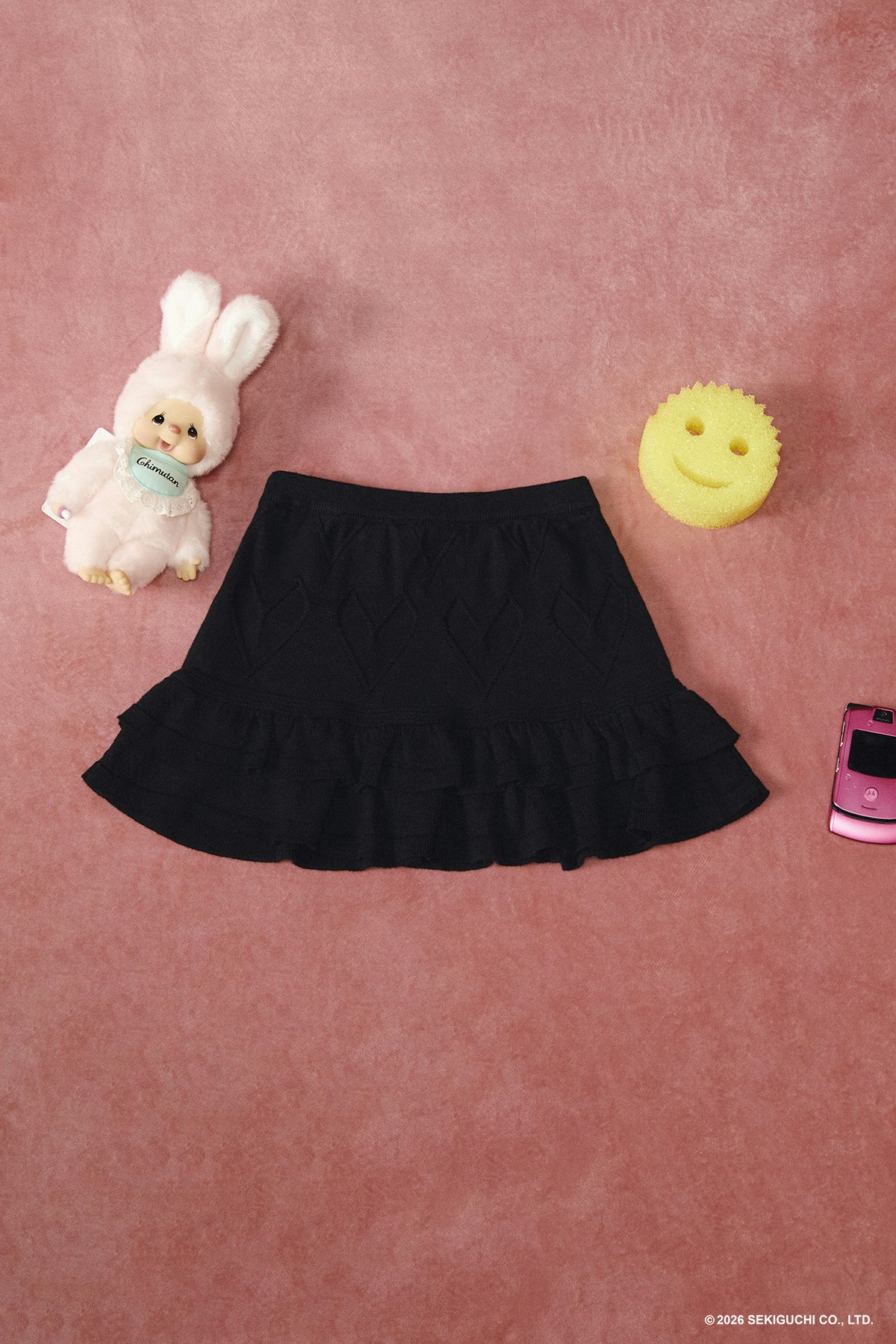 Chimutan Ruffle Knit Skirt - LW22412 - image