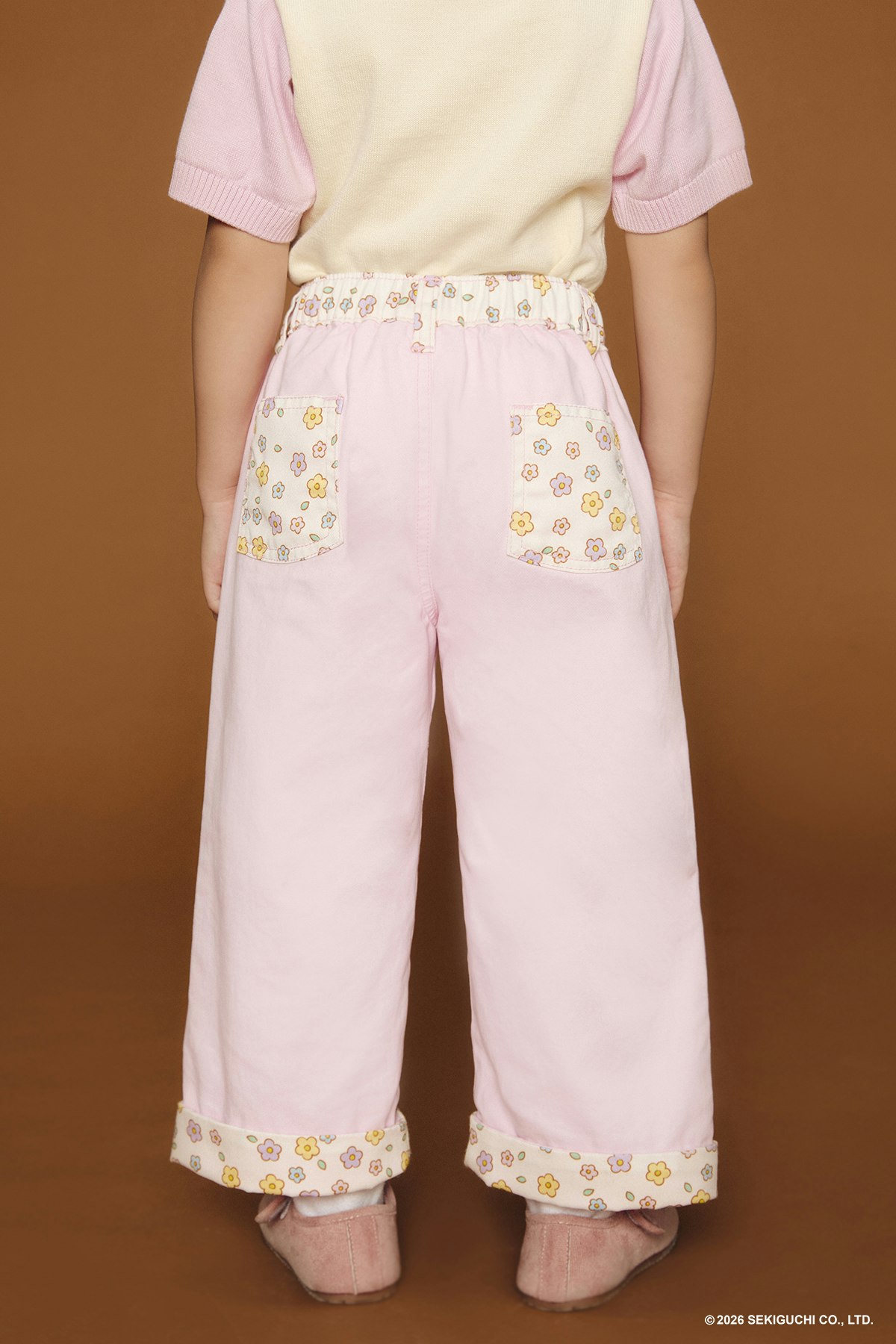 Chimutan Blushy Pink Denim Trousers - LW22405 - image