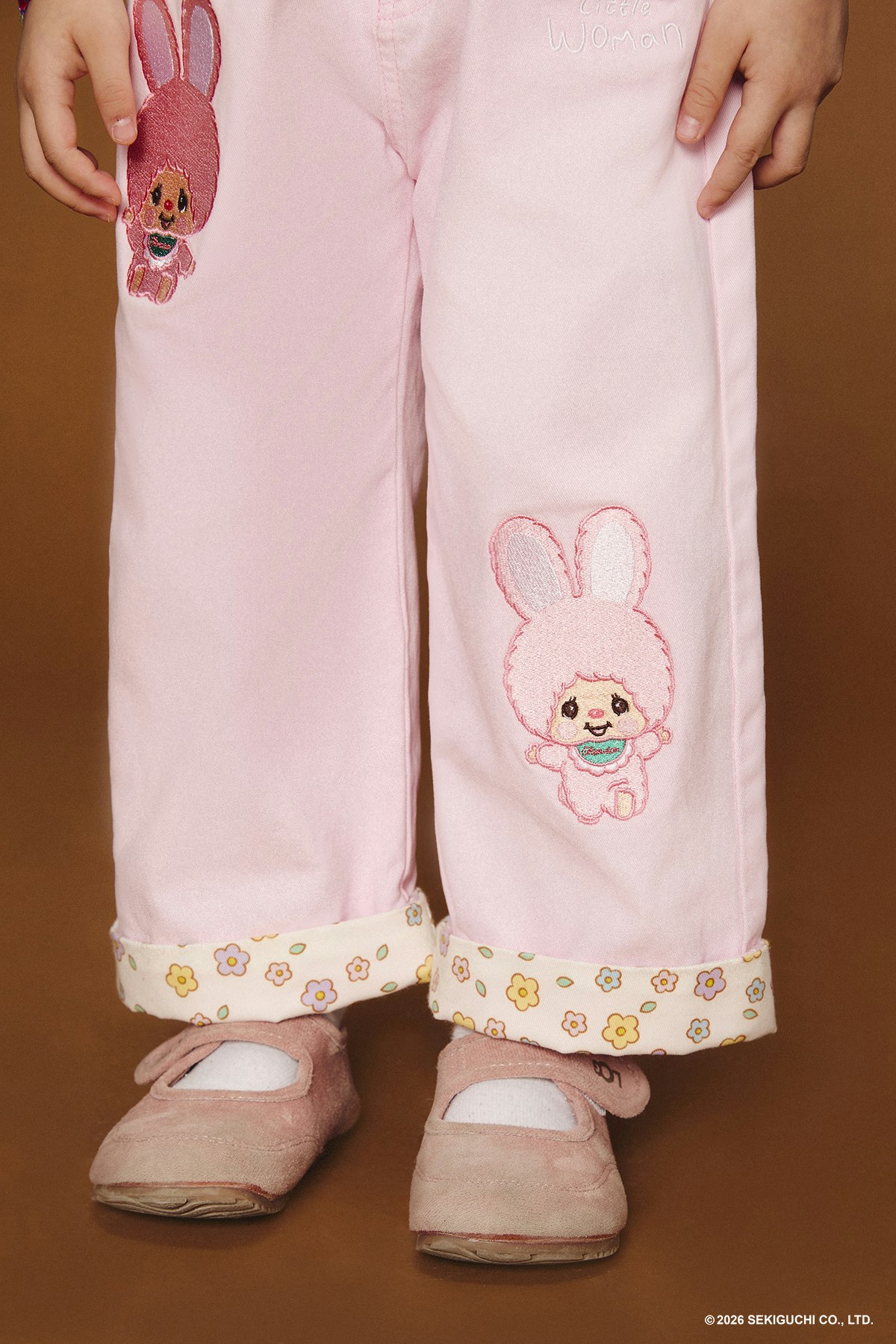 Chimutan Blushy Pink Denim Trousers - LW22405 - image