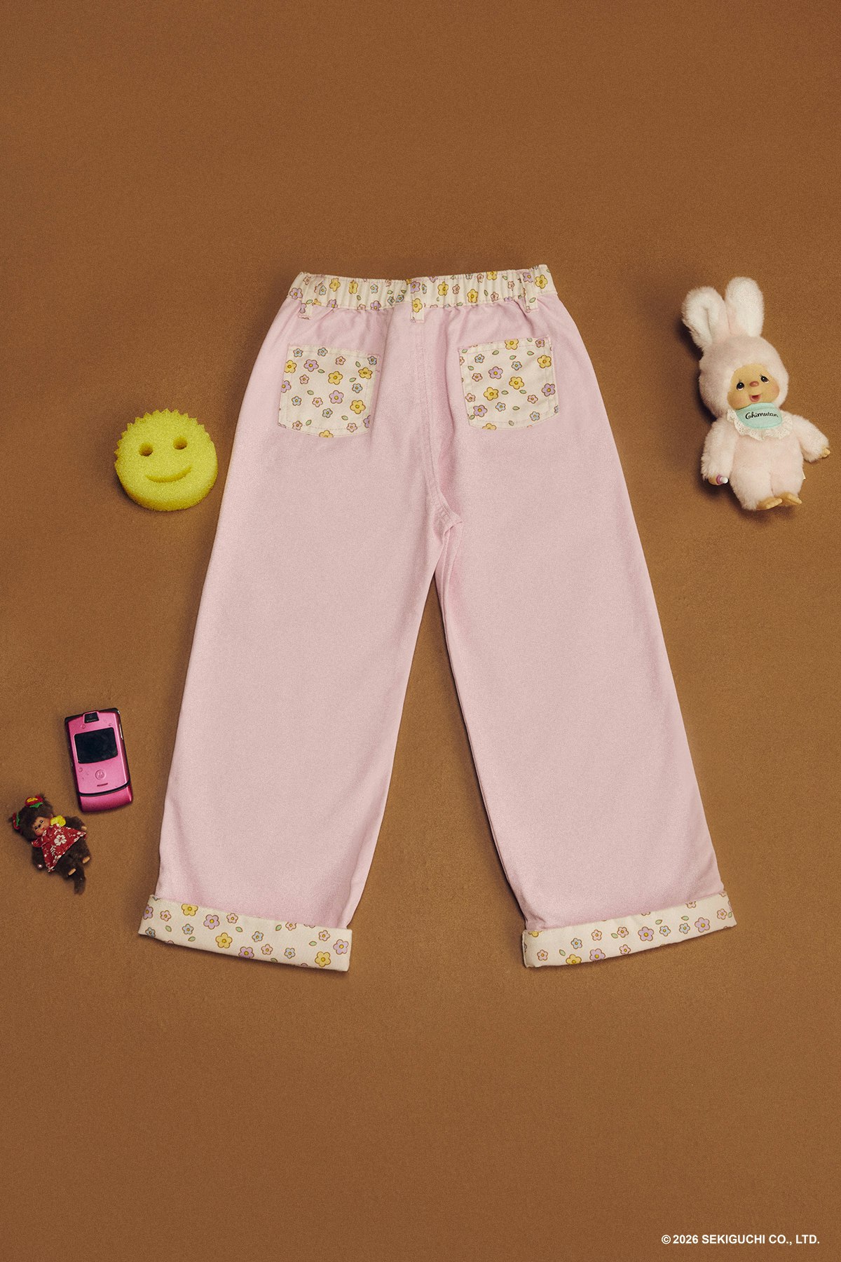 Chimutan Blushy Pink Denim Trousers - LW22405 - image