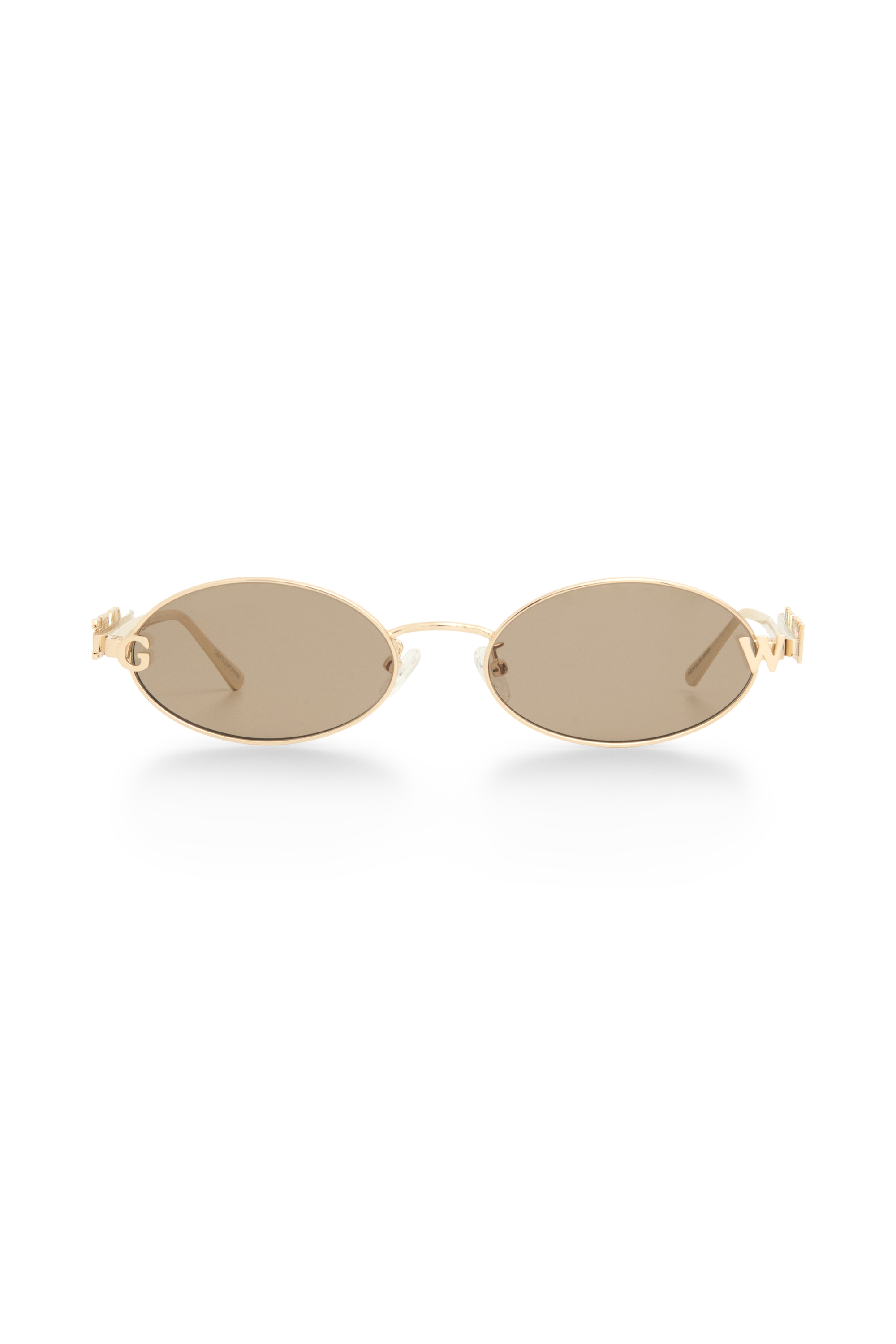 Charme Round Amber Tea Sunglasses - GW22676