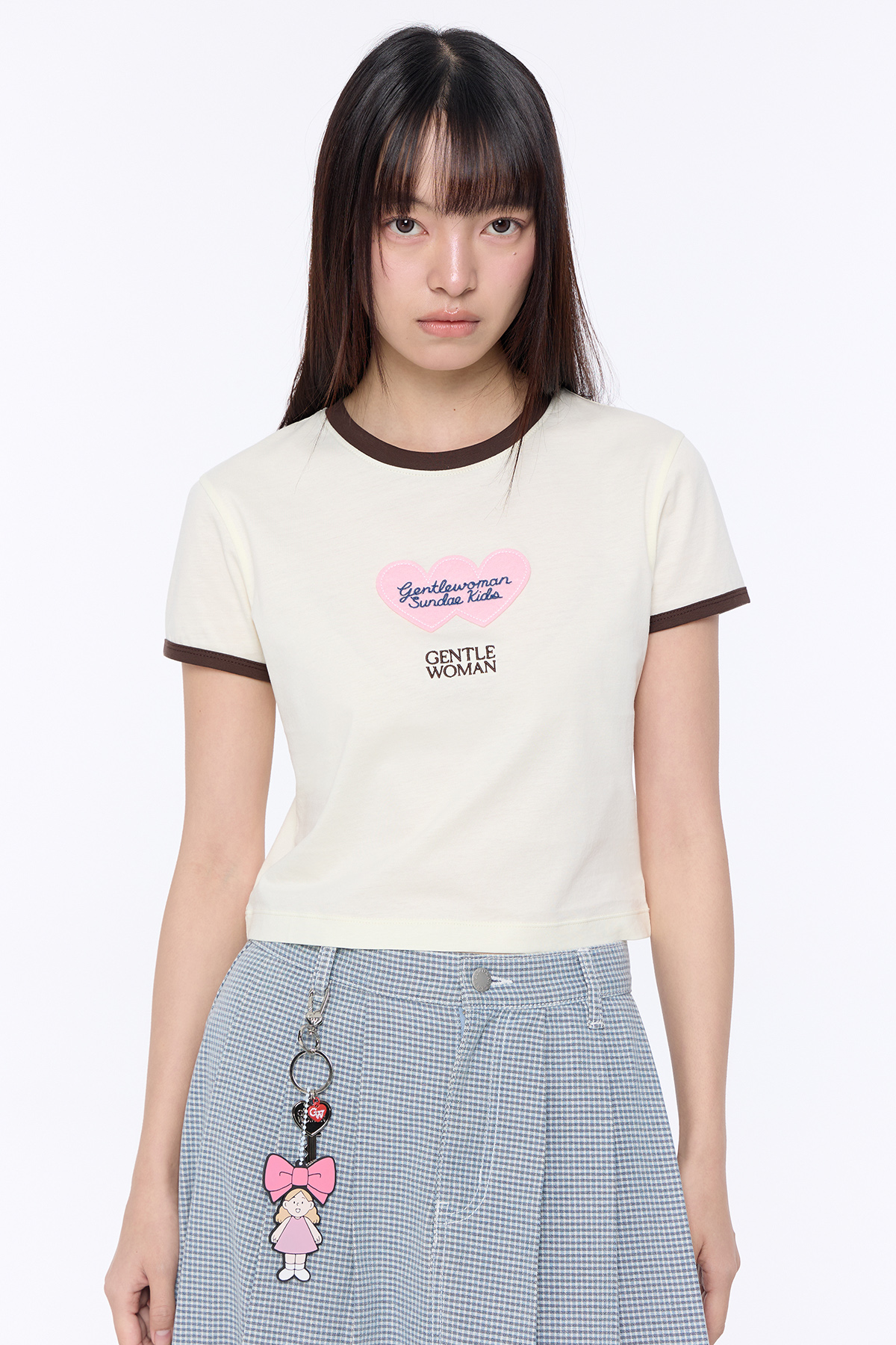 Soft Heart Patch Tee - GW26197