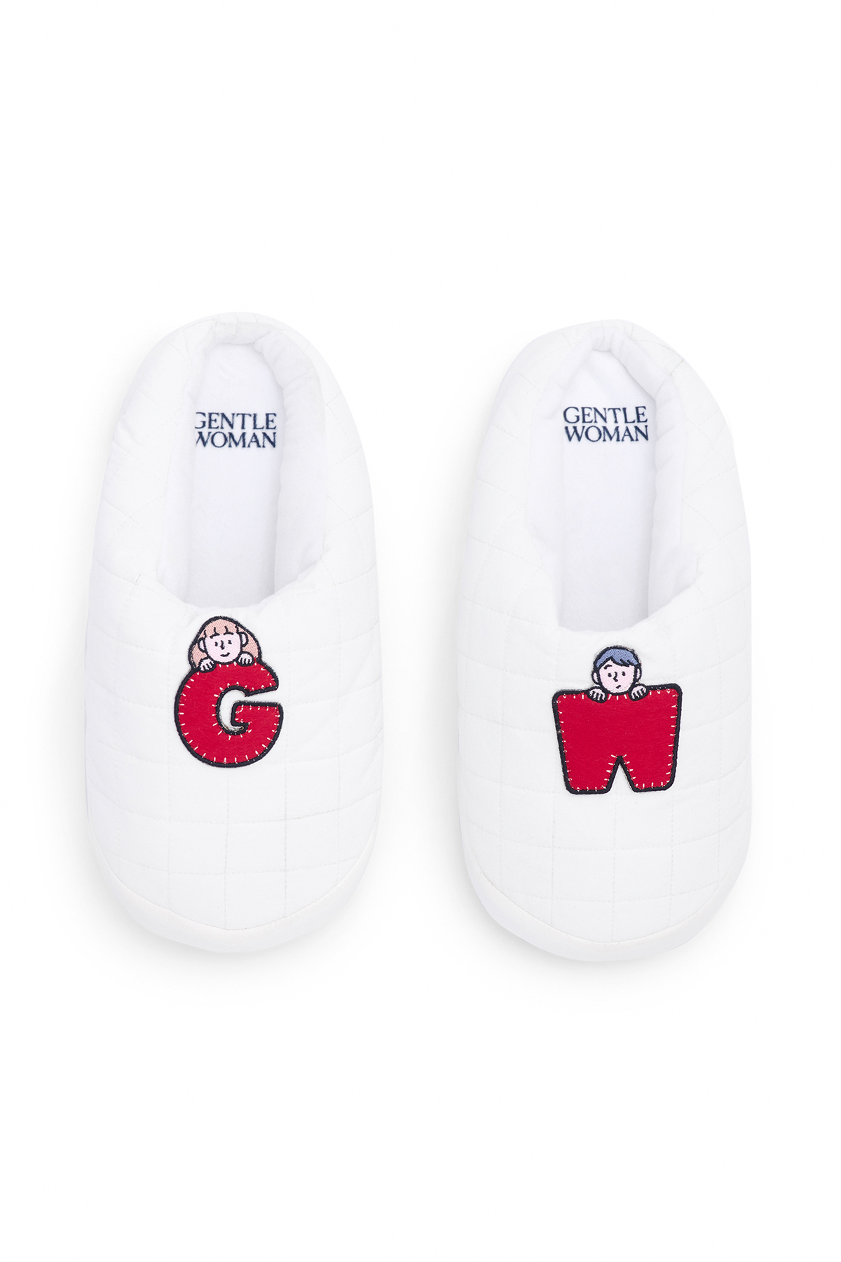 GW Red Emblem Slippers - GW25886