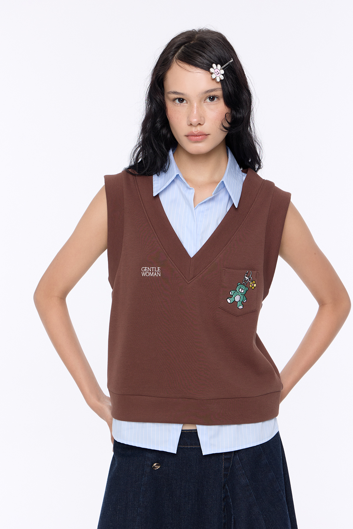 Blooming Bear Layer Top - GW26200