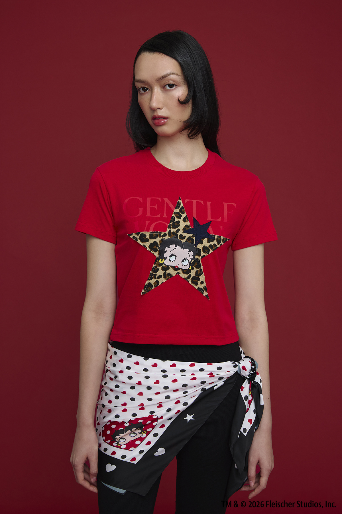 Betty Boop Crimson T-shirt - GW25156