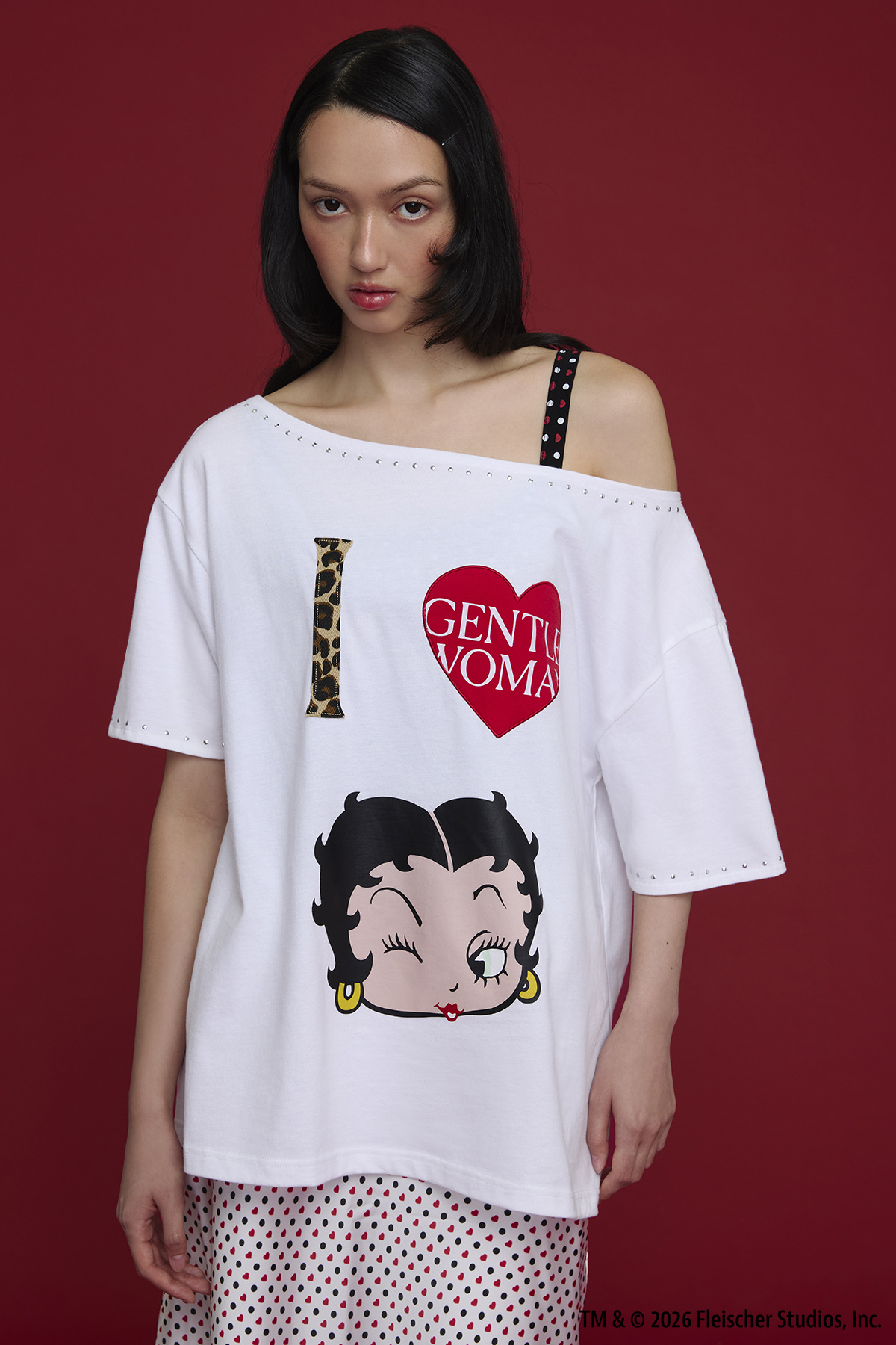 Boop Wild Heart Off Shoulder Top - GW25165
