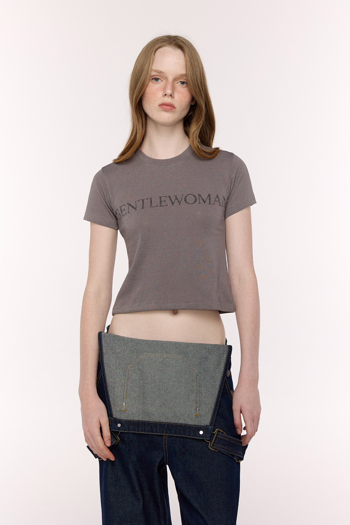 Everyday Fade Baby Tee : Grey - GW26727