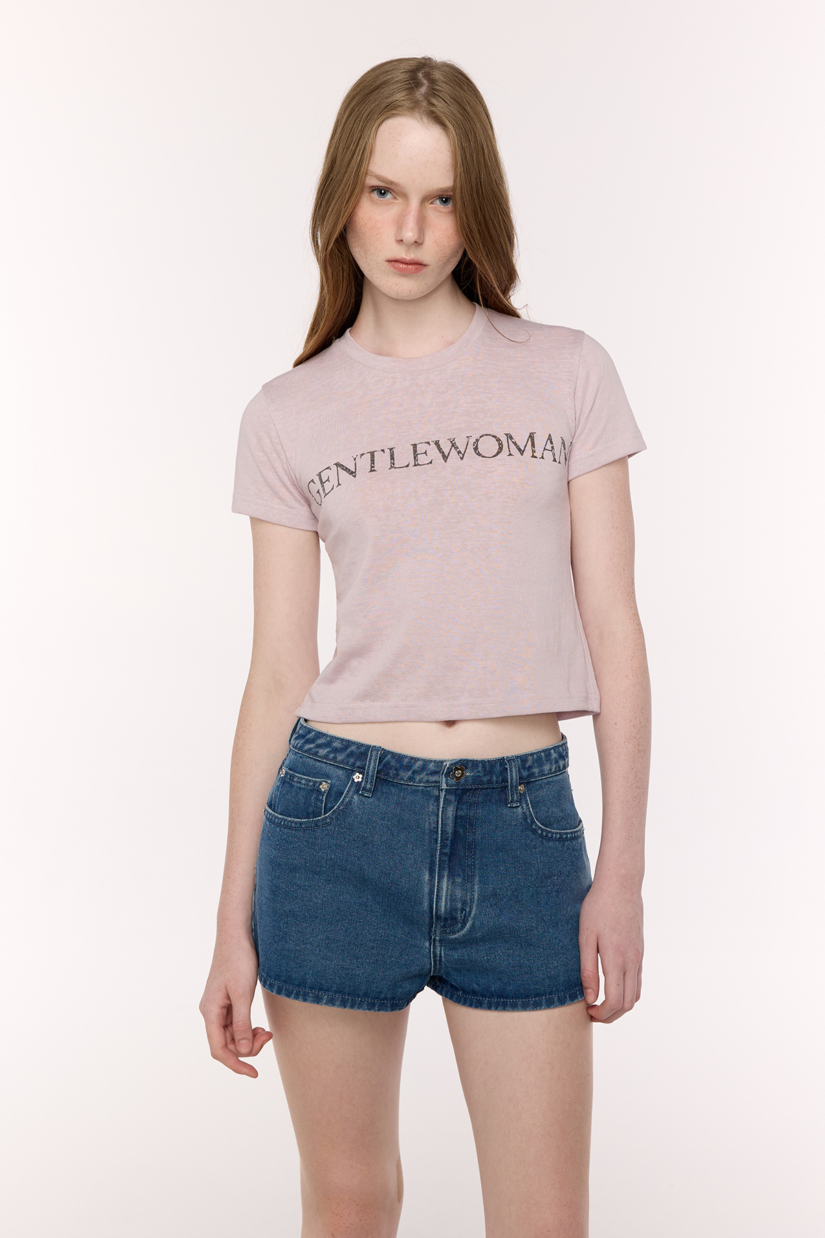 Everyday Fade Baby Tee : Light Purple - GW26726
