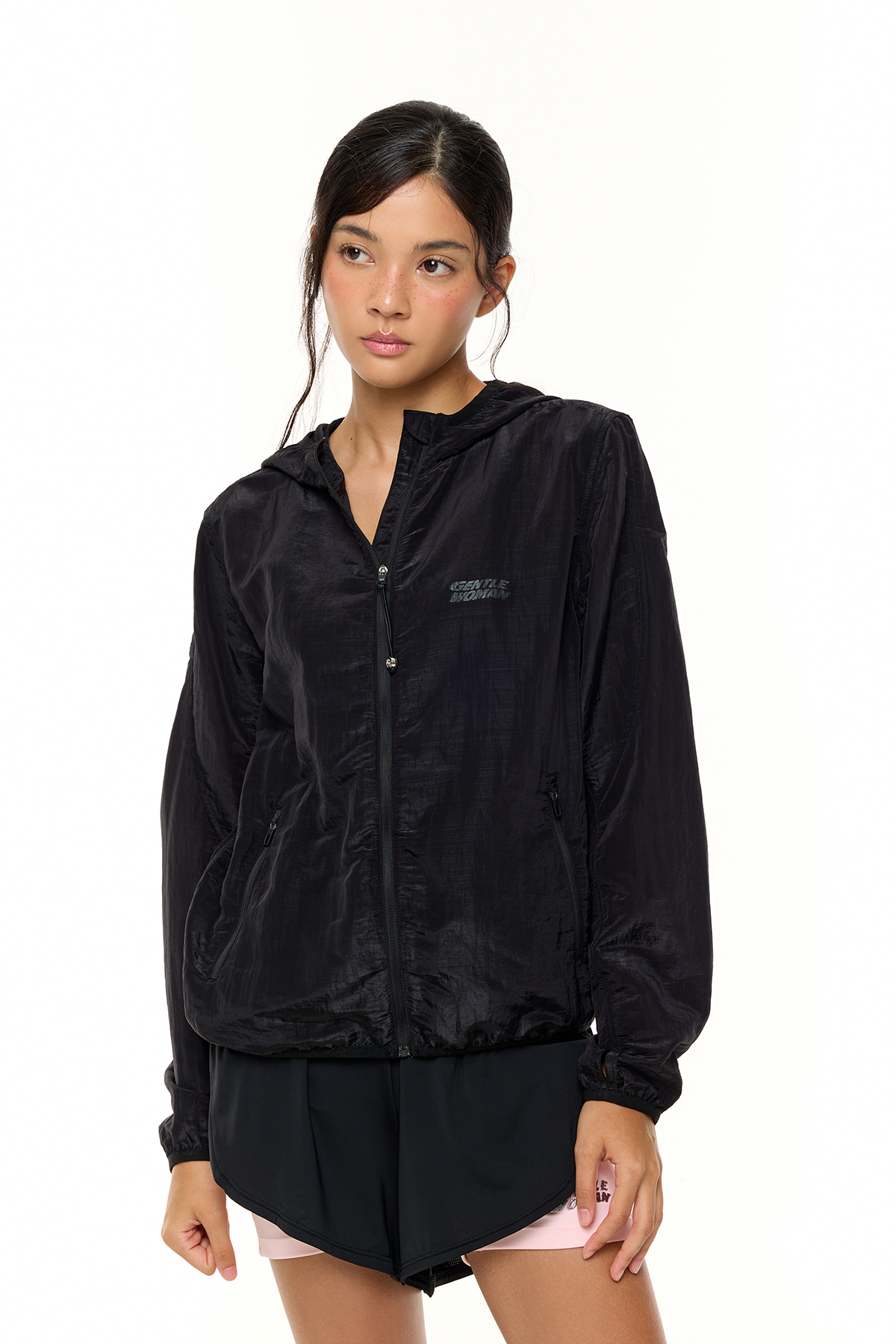 Silk Sprint Jacket : Black - GW27066.2
