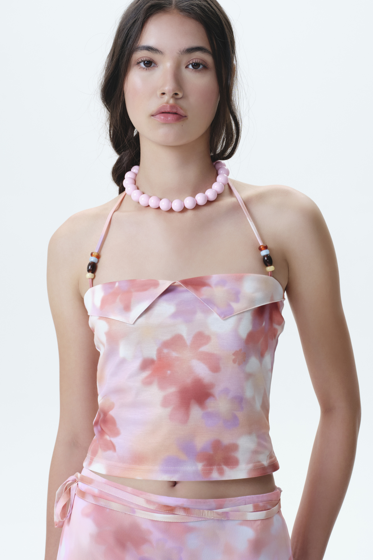 Petal Haze Halter Top - GW26336