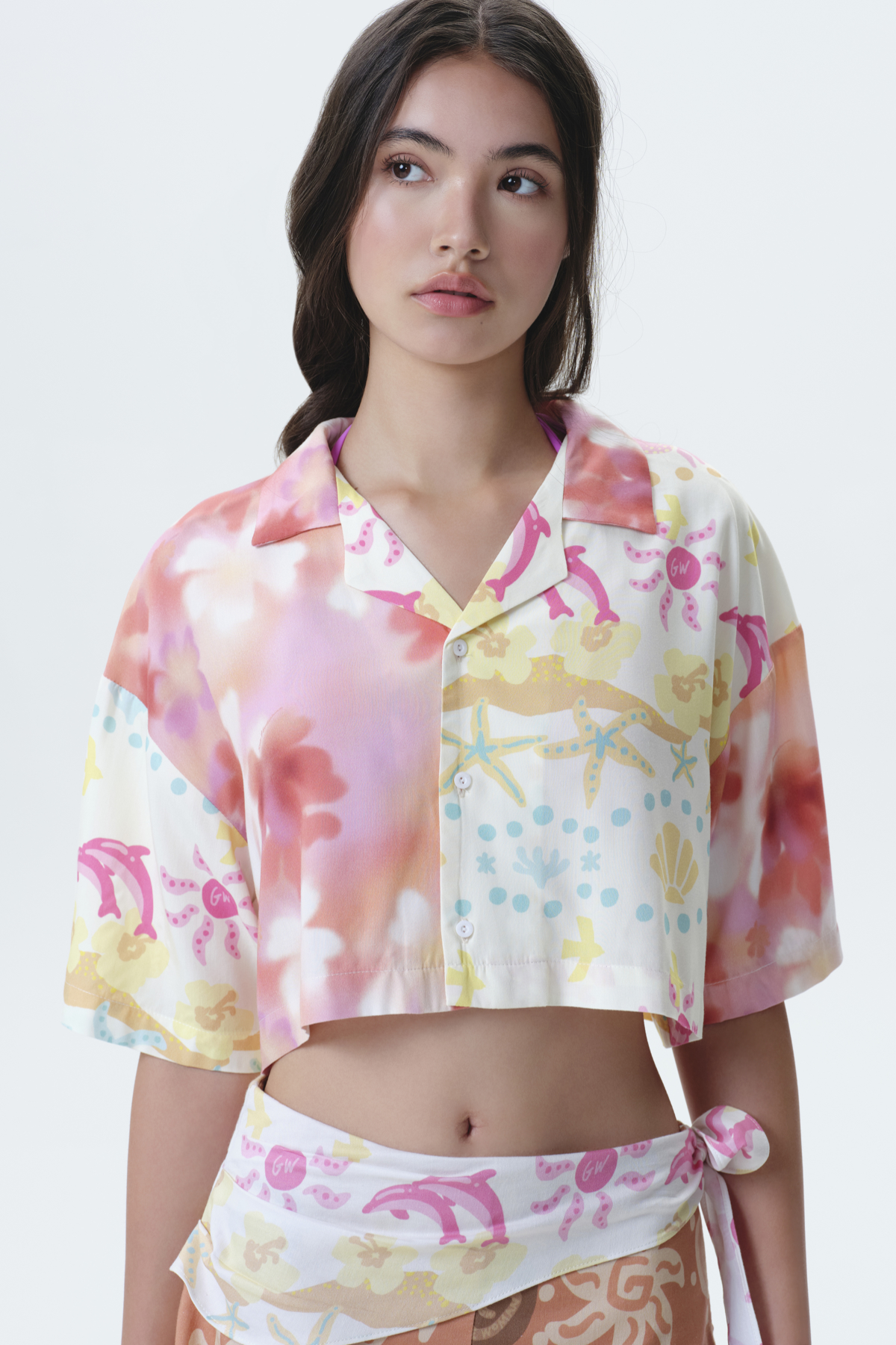 Island Rhythm Crop Shirt - GW26343