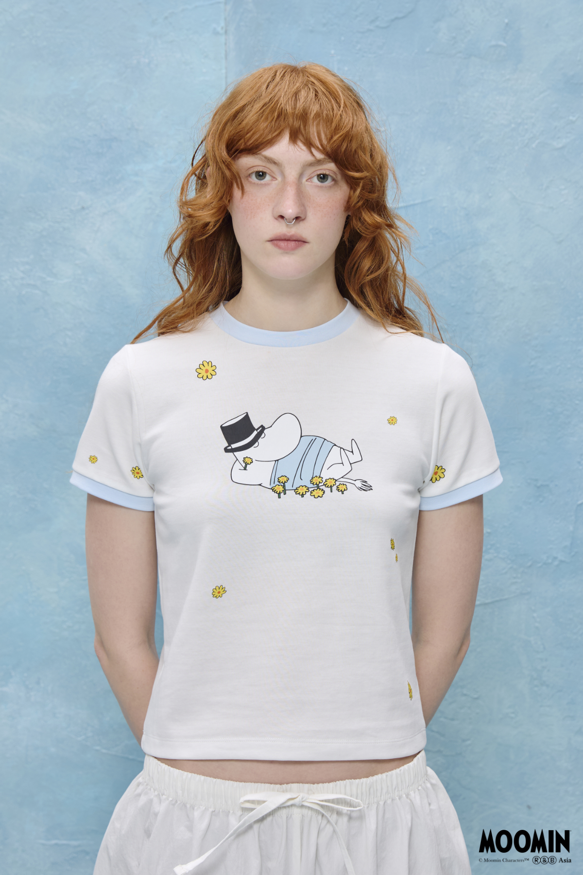 Flower Field Ringer Tee - GW26431