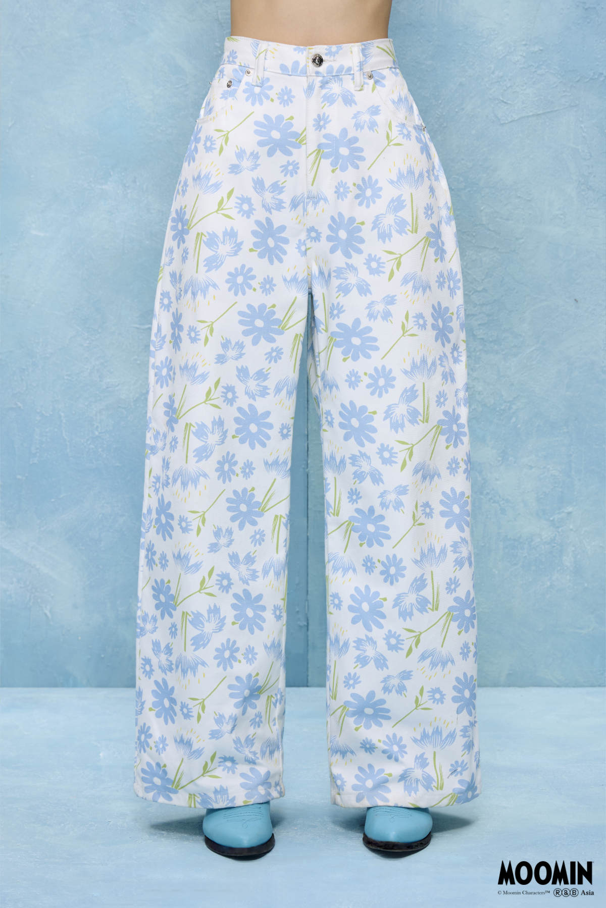 Floral Field Barrel Jeans - GW26283