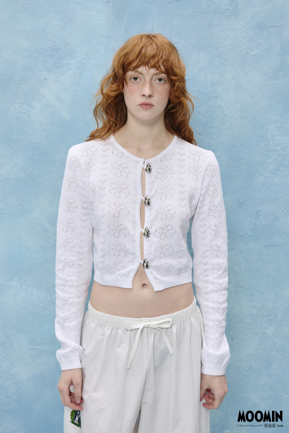 Pointelle Fitted Cardigan - GW26272