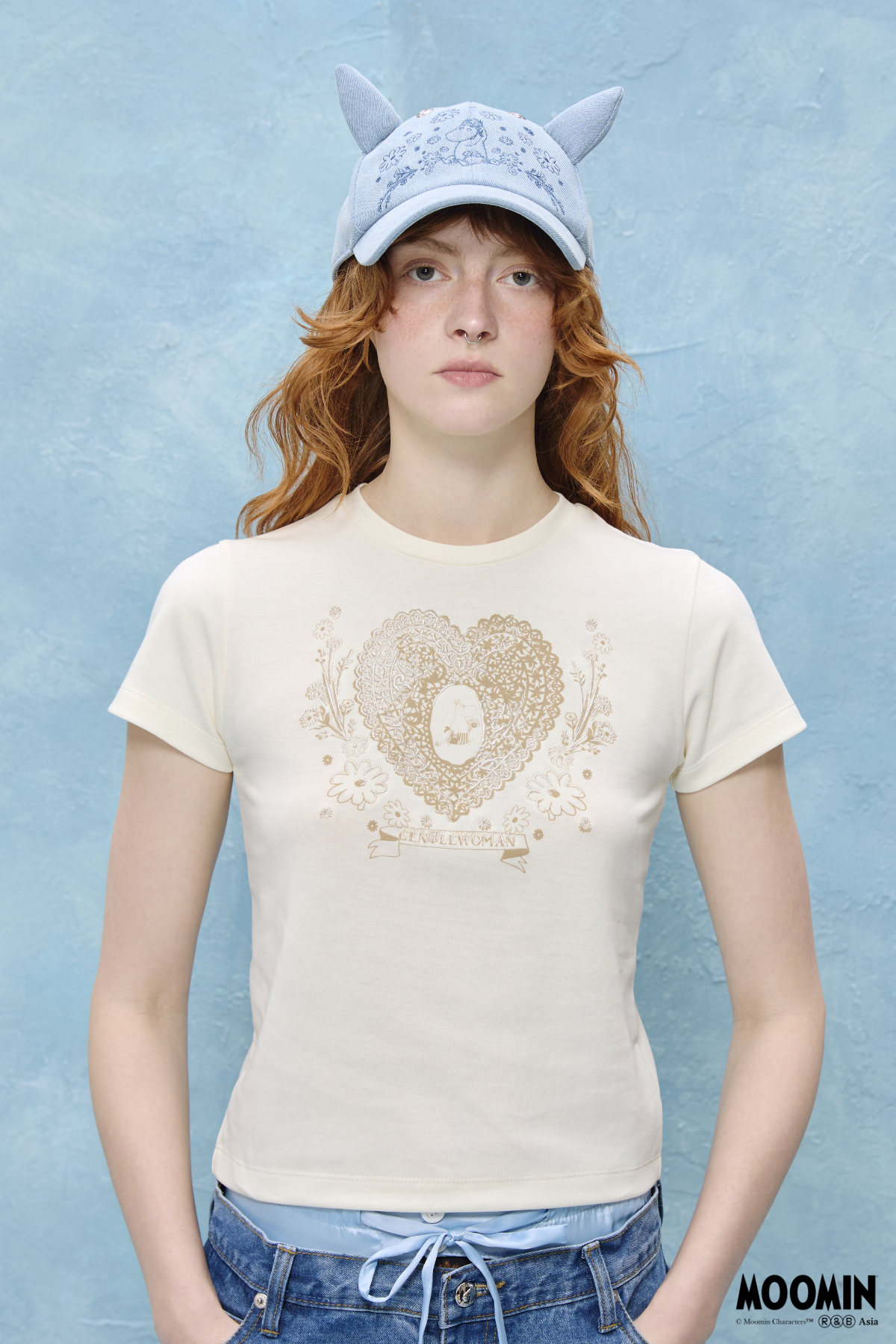 Doily Motif Baby Tee - GW26430