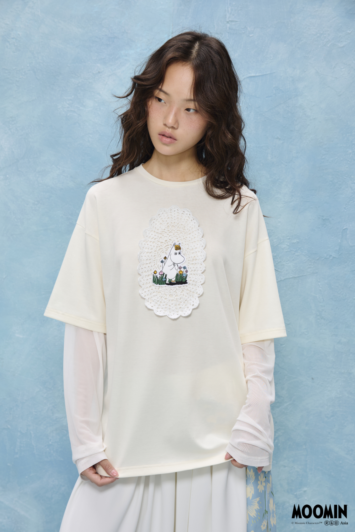 Doily Oversized Tee - GW26436